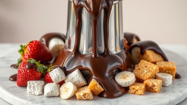 best chocolate fountain dips