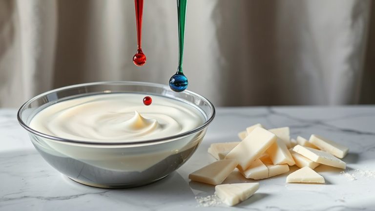 bright white chocolate coloring