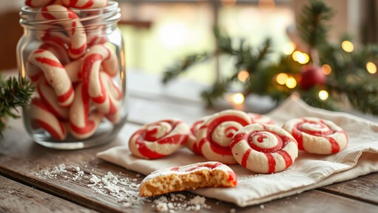 candy cane holiday cookies