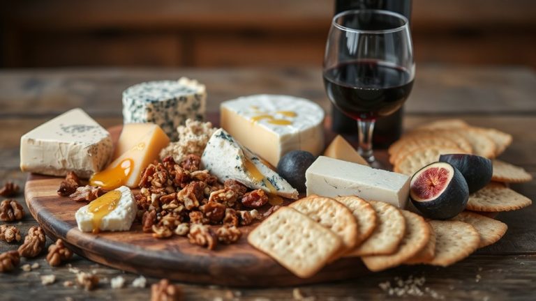 cheese crackers and wine pairings