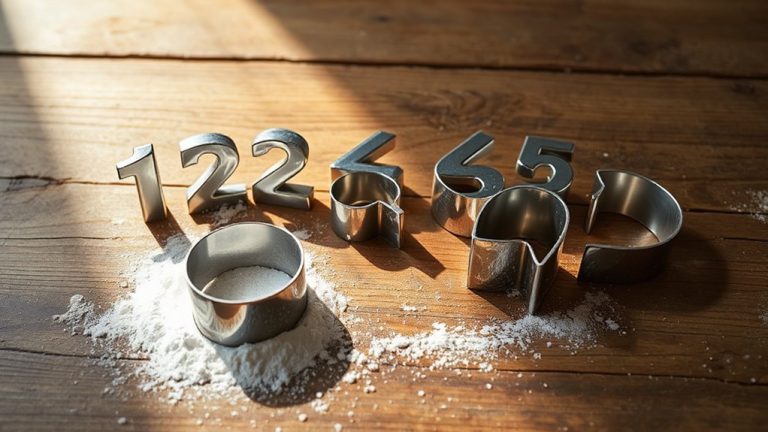 essential number cookie cutters