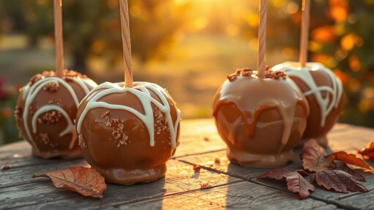 gourmet caramel apples infused with fall flavors