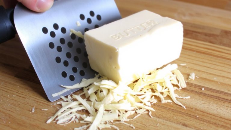 grate butter with box grater