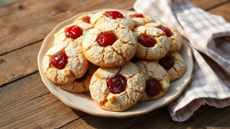 heavenly homemade maraschino cherry cookies