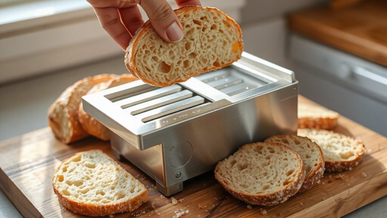 perfect sourdough bread slicing