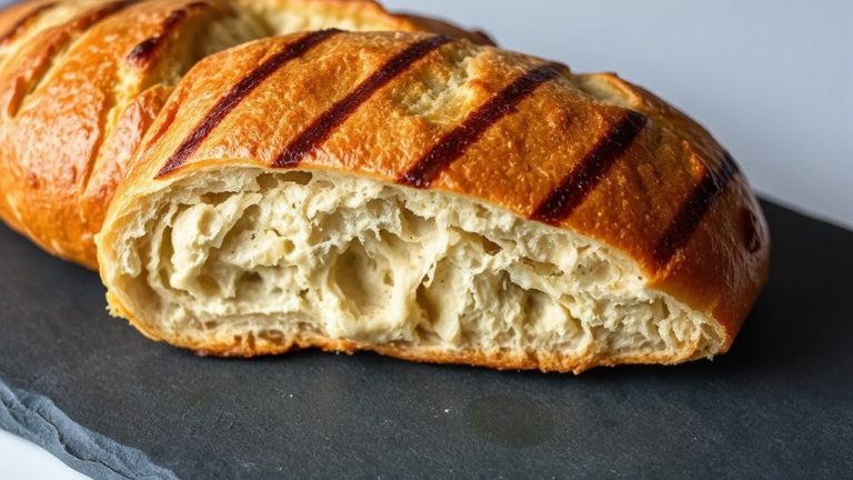 perfectly toasted panini bread