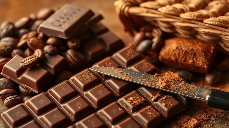 premium cocoa beans chocolate