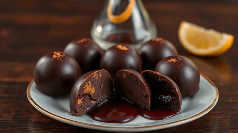 rich boozy chocolate delivery