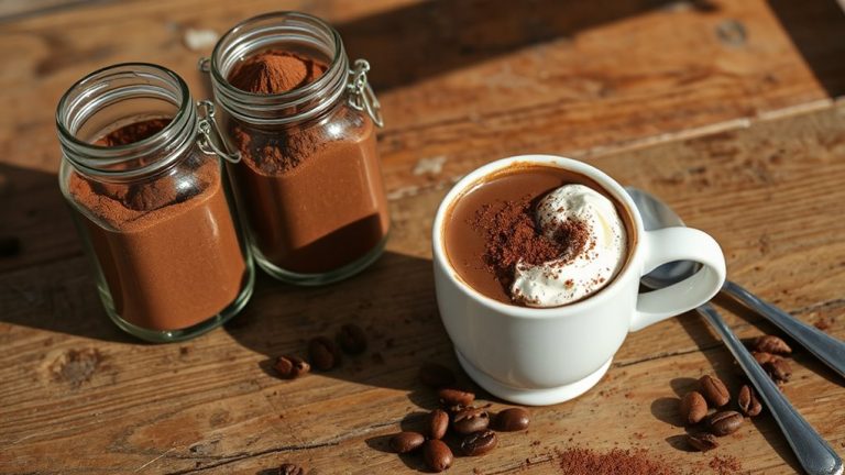 rich chocolate mocha powder