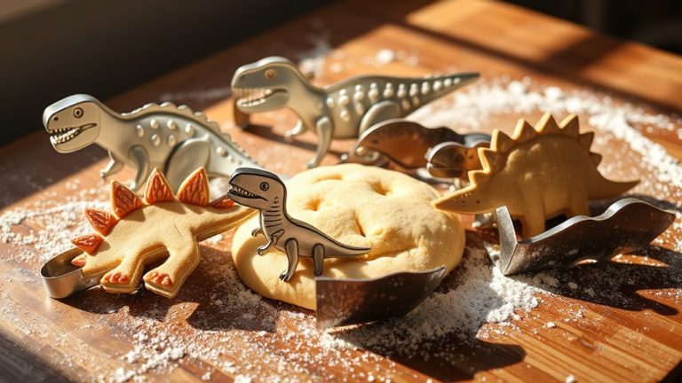 roaring dinosaur cookie cutters