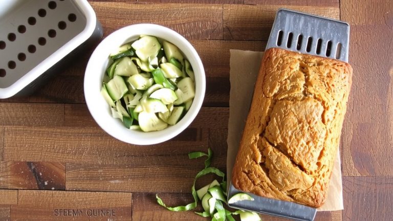 shred zucchini for bread