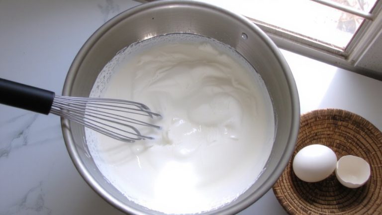 whisk until stiff peaks